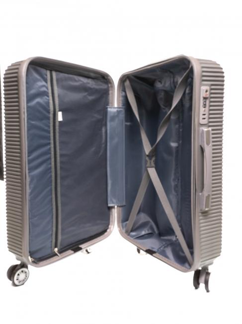 LUCKY Chariot de taille moyenne acier - Valises Rigides