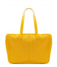 ERMANNO SCERVINO GIOVANNA Straw Sac de courses jaune - Sacs pour Femme - 4