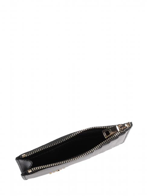 CAMELIA Portefeuille plat en cuir Noir - Portefeuilles Femme