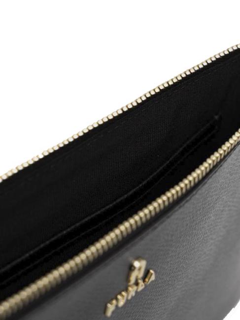 CAMELIA Pochette en cuir Noir - Sacs pour Femme