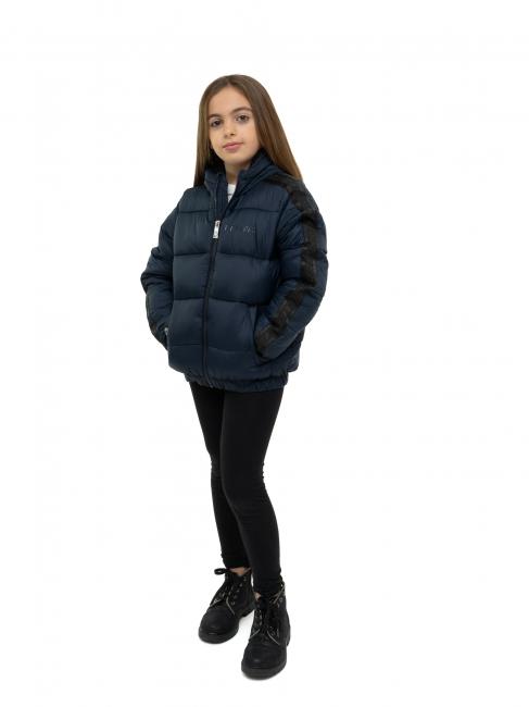 HARU Veste matelass&eacute;e &agrave; capuche bleu - B&eacute;b&eacute; Vestes