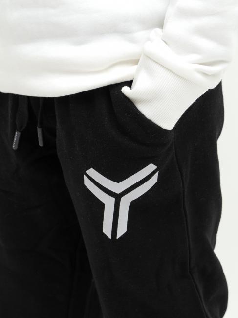 HEEP Ensemble sweat et pantalon blanc cass&eacute; / noir - Surv&ecirc;tements pour enfants