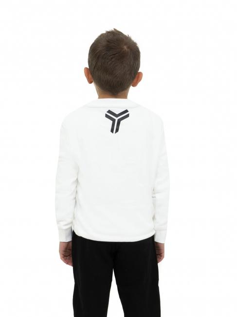HEEP Ensemble sweat et pantalon blanc cass&eacute; / noir - Surv&ecirc;tements pour enfants