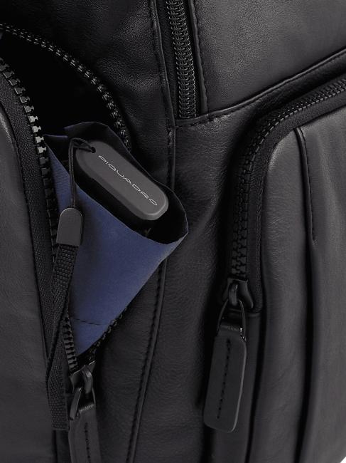 CHARLIE Sac à dos pour ordinateur portable 15,6", en cuir Noir - Sacs à dos pour ordinateur portable