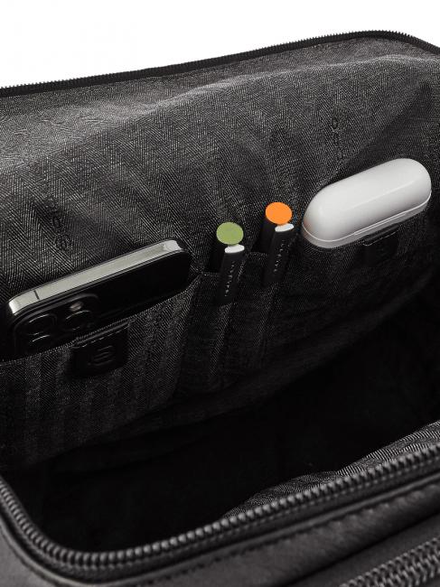 CHARLIE Sac à dos pour ordinateur portable 15,6", en cuir Noir - Sacs à dos pour ordinateur portable