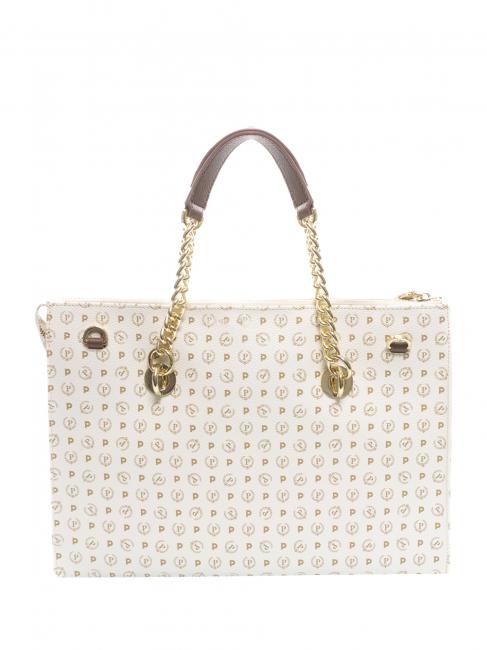 Heritage Classic Sac cabas &agrave; main, avec bandouli&egrave;re ivoire / brun - Sacs pour Femme