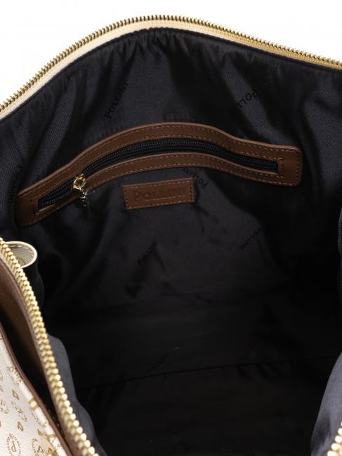 Heritage Classic Sac cabas &agrave; main, avec bandouli&egrave;re ivoire / brun - Sacs pour Femme