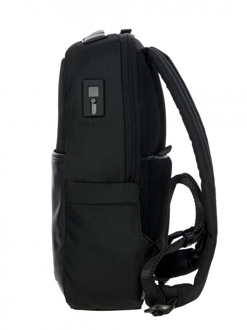 MONZA Sac &agrave; dos extensible pour pc 14" avec USB noir noir - Sacs &agrave; dos pour ordinateur portable