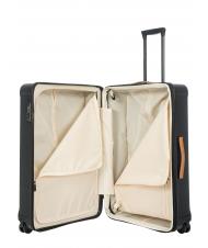 BRIC’S CAPRI Grand chariot avec port USB Noir - Valises Rigides - 3