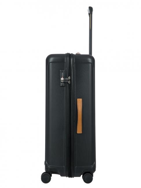 CAPRI Grand chariot avec port USB Noir - Valises Rigides