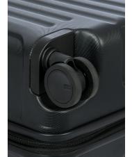 BRIC’S CAPRI Grand chariot avec port USB Noir - Valises Rigides - 9
