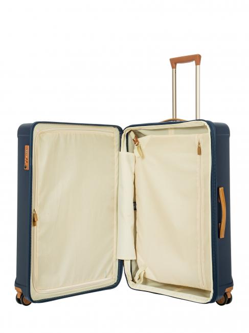 CAPRI Grand chariot avec port USB bleu - Valises Rigides