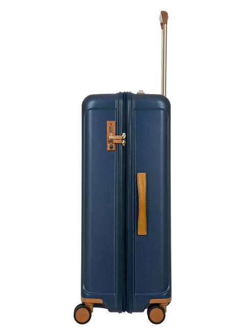 CAPRI Grand chariot avec port USB bleu - Valises Rigides