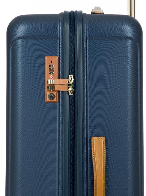 CAPRI Grand chariot avec port USB bleu - Valises Rigides