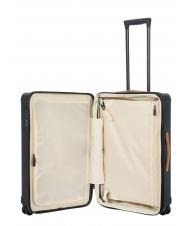 BRIC’S CAPRI Chariot moyen avec port USB Noir - Valises Rigides - 3