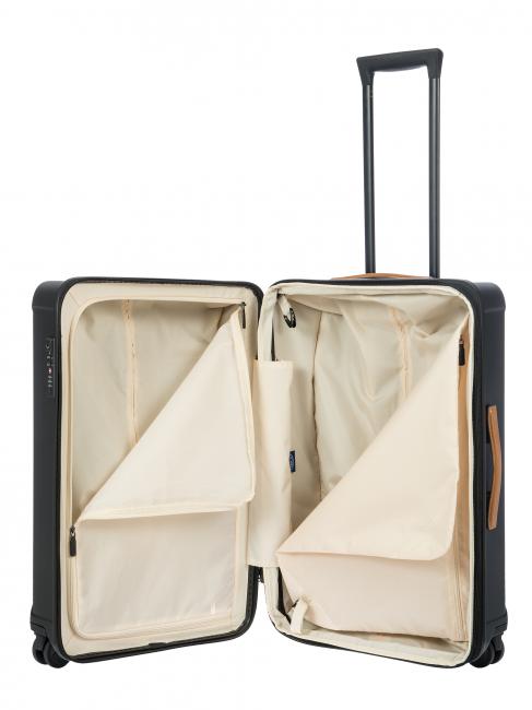 CAPRI Chariot moyen avec port USB Noir - Valises Rigides