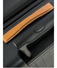 BRIC’S CAPRI Chariot moyen avec port USB Noir - Valises Rigides - 9