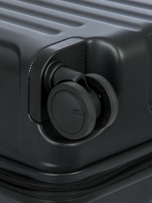 CAPRI Chariot moyen avec port USB Noir - Valises Rigides