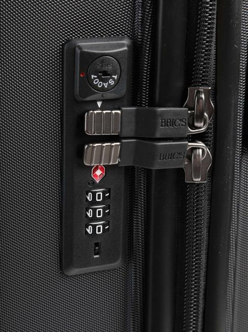 CAPRI Bagage à main avec port USB Noir - Valises cabine