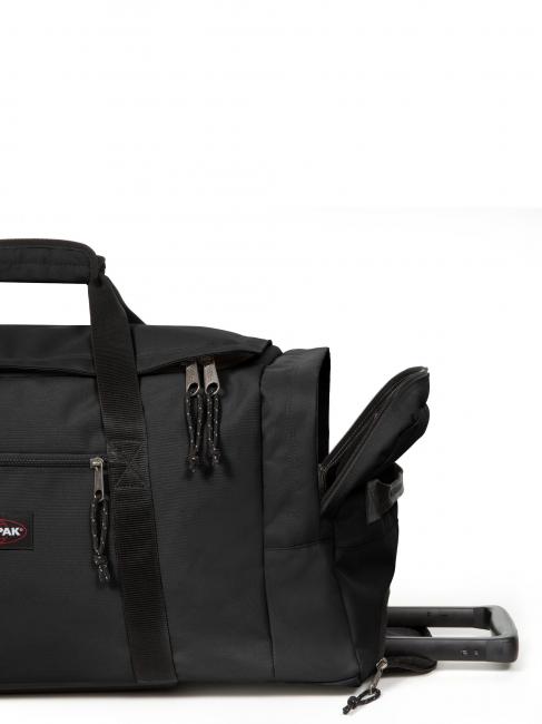 LEATHERFACE M + Sac à roulettes moyen NOIR - Valises Semi-rigides