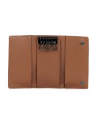 MANDARINA DUCK MELLOW Étui à clés en cuir bronzage indien - Porte-clés - 2