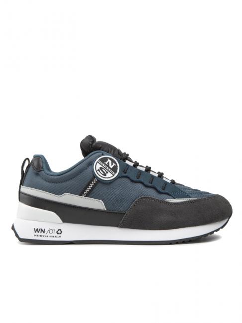 WINCH SCREEN Baskets vert p&eacute;trole-gris fonc&eacute; - Chaussures Homme