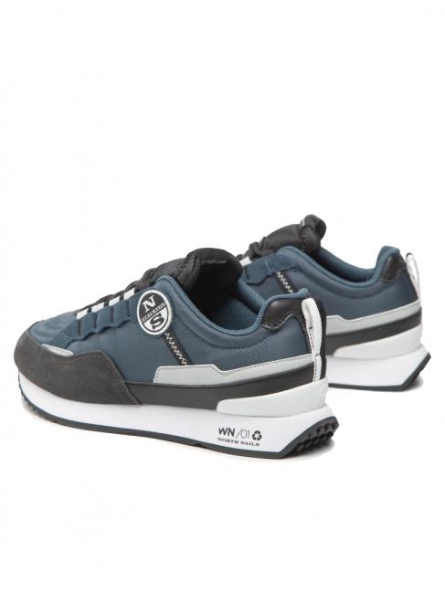 WINCH SCREEN Baskets vert p&eacute;trole-gris fonc&eacute; - Chaussures Homme