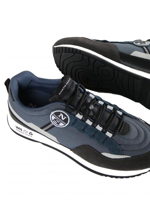 WINCH SCREEN Baskets vert p&eacute;trole-gris fonc&eacute; - Chaussures Homme