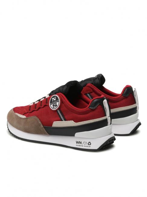 WINCH SCREEN Baskets rouge-lt marron - Chaussures Homme