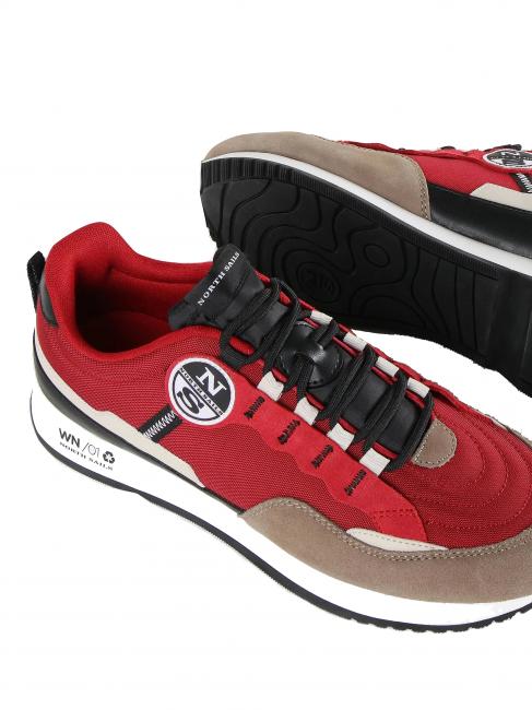 WINCH SCREEN Baskets rouge-lt marron - Chaussures Homme