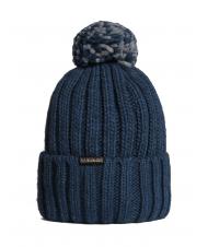 NAPAPIJRI SEMIURY W 3 Bonnet avec revers et pompon pavillon bleu - Bonnets - 2