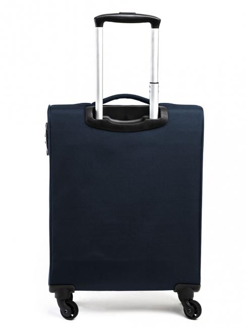 ECO-MOOD Chariot &agrave; bagages &agrave; main blu navy - Valises cabine