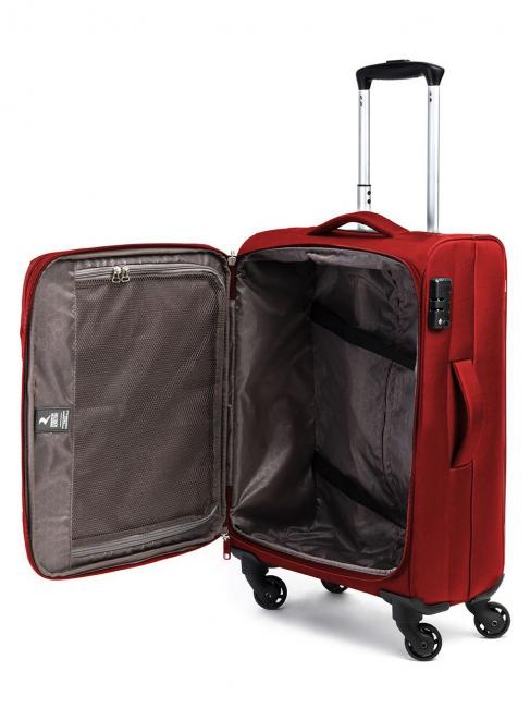 ECO-MOOD Chariot extensible de taille moyenne rouge - Valises Semi-rigides