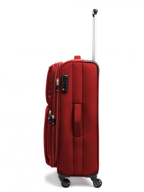 ECO-MOOD Chariot extensible de taille moyenne rouge - Valises Semi-rigides