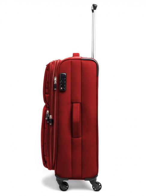 ECO-MOOD Chariot extensible de grande taille rouge - Valises Semi-rigides