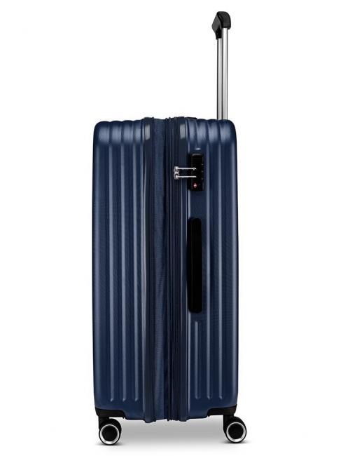 FIBRA II Grand chariot extensible bleu nuit - Valises Rigides