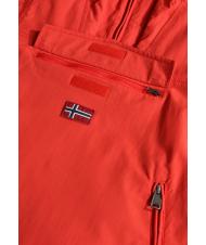 NAPAPIJRI KIDS RAINFIOREST 2 POCKET Veste à capuche (4-16 ans) coquelicots rouges - Bébé Vestes - 5