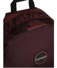 NAPAPIJRI HAPPY DAYPACK 4 Sac &agrave; dos fudge bordeaux - Sacs &agrave; dos pour l'&Eacute;cole & les Loisirs - 4