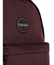 NAPAPIJRI HAPPY DAYPACK 4 Sac &agrave; dos fudge bordeaux - Sacs &agrave; dos pour l'&Eacute;cole & les Loisirs - 5