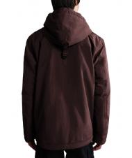NAPAPIJRI RAINFOREST WINTER 3 Veste imperm&eacute;able avec capuche fudge bordeaux - Vestes pour hommes - 2
