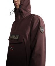 NAPAPIJRI RAINFOREST WINTER 3 Veste imperm&eacute;able avec capuche fudge bordeaux - Vestes pour hommes - 3