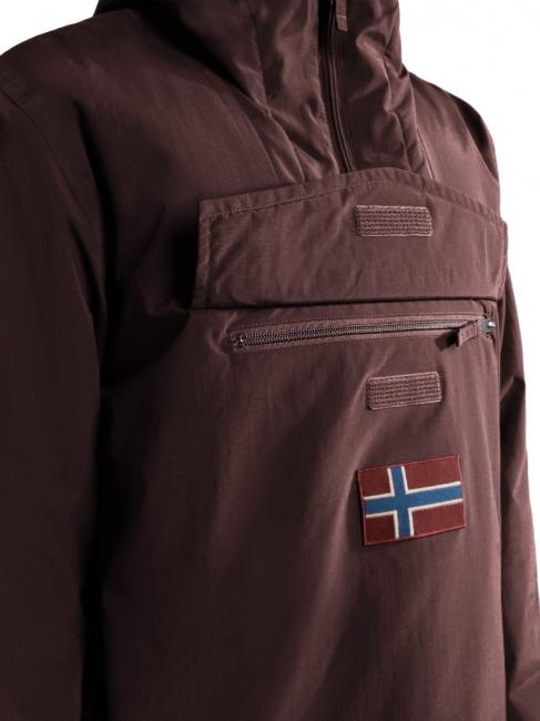RAINFOREST WINTER 3 Veste imperm&eacute;able avec capuche fudge bordeaux - Vestes pour hommes