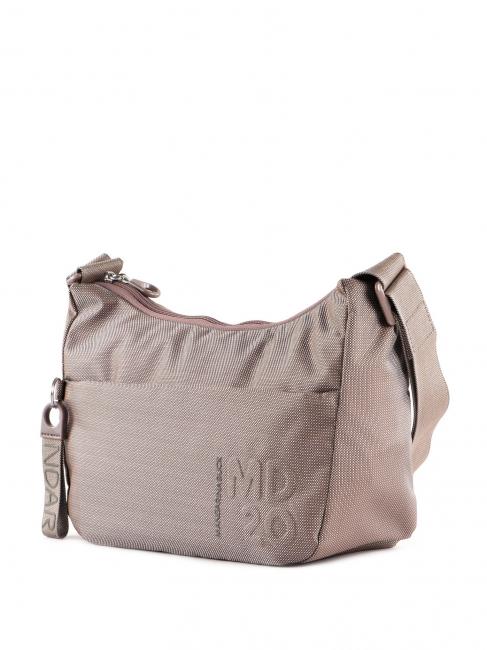 MD20 sac porté épaule hobo taupe - Sacs pour Femme