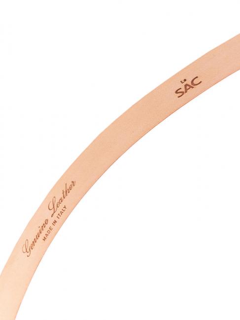 Cintura sottile in pelle palmellata  épicé - Ceintures