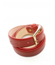 LESAC Cintura in pelle liscia  tomate - Ceintures - 3