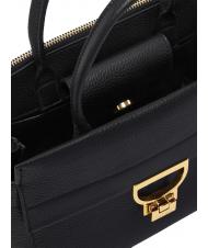 COCCINELLE ARLETTIS Sac à main en cuir martelé Noir - Sacs pour Femme - 5