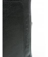 PIQUADRO X1 Sac à dos en cuir, support pc 15,6" Noir - Sacs à dos pour ordinateur portable - 3