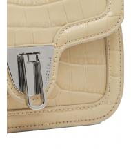 COCCINELLE MARVIN TWIST Croco Shiny Soft Mini sac en cuir soie - Sacs pour Femme - 3