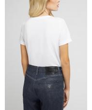 GUESS AURELIA T-shirt en coton avec imprim&eacute; blanc pur - T-shirt - 2