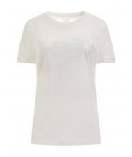 GUESS AURELIA T-shirt en coton avec imprim&eacute; blanc pur - T-shirt - 3